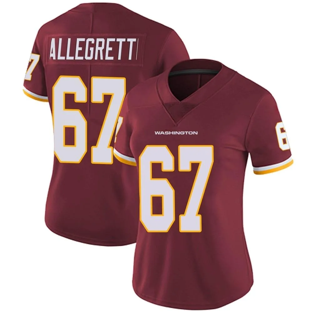 Women's Washington Commanders Nick Allegretti Nike Burgundy Team Color Vapor Untouchable Limited Jersey Women's Washington Commanders Nick Allegretti Nike Burgundy Team Color Vapor Untouchable Limited Jersey