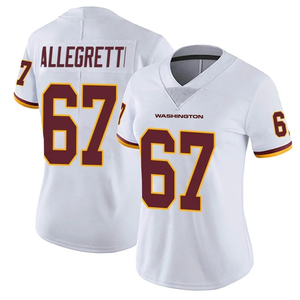 Women's Washington Commanders Nick Allegretti Nike Vapor Untouchable Limited White Jersey Women's Washington Commanders Nick Allegretti Nike Vapor Untouchable Limited White Jersey