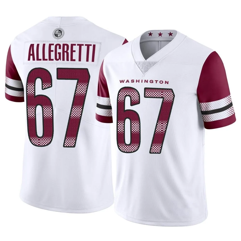 Youth Washington Commanders Nick Allegretti Nike Vapor Limited White Jersey Youth Washington Commanders Nick Allegretti Nike Vapor Limited White Jersey