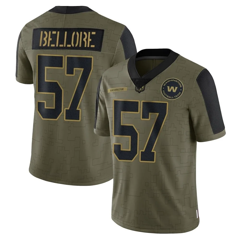 Youth Washington Commanders Nick Bellore Nike 2021 Salute To Service Limited Olive Jersey Youth Washington Commanders Nick Bellore Nike 2021 Salute To Service Limited Olive Jersey