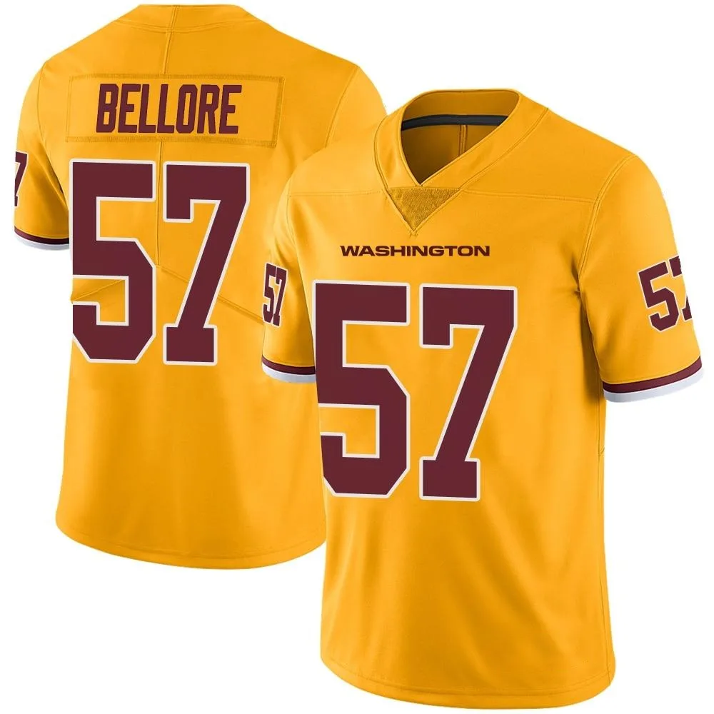 Youth Washington Commanders Nick Bellore Nike Color Rush Limited Gold Jersey Youth Washington Commanders Nick Bellore Nike Color Rush Limited Gold Jersey