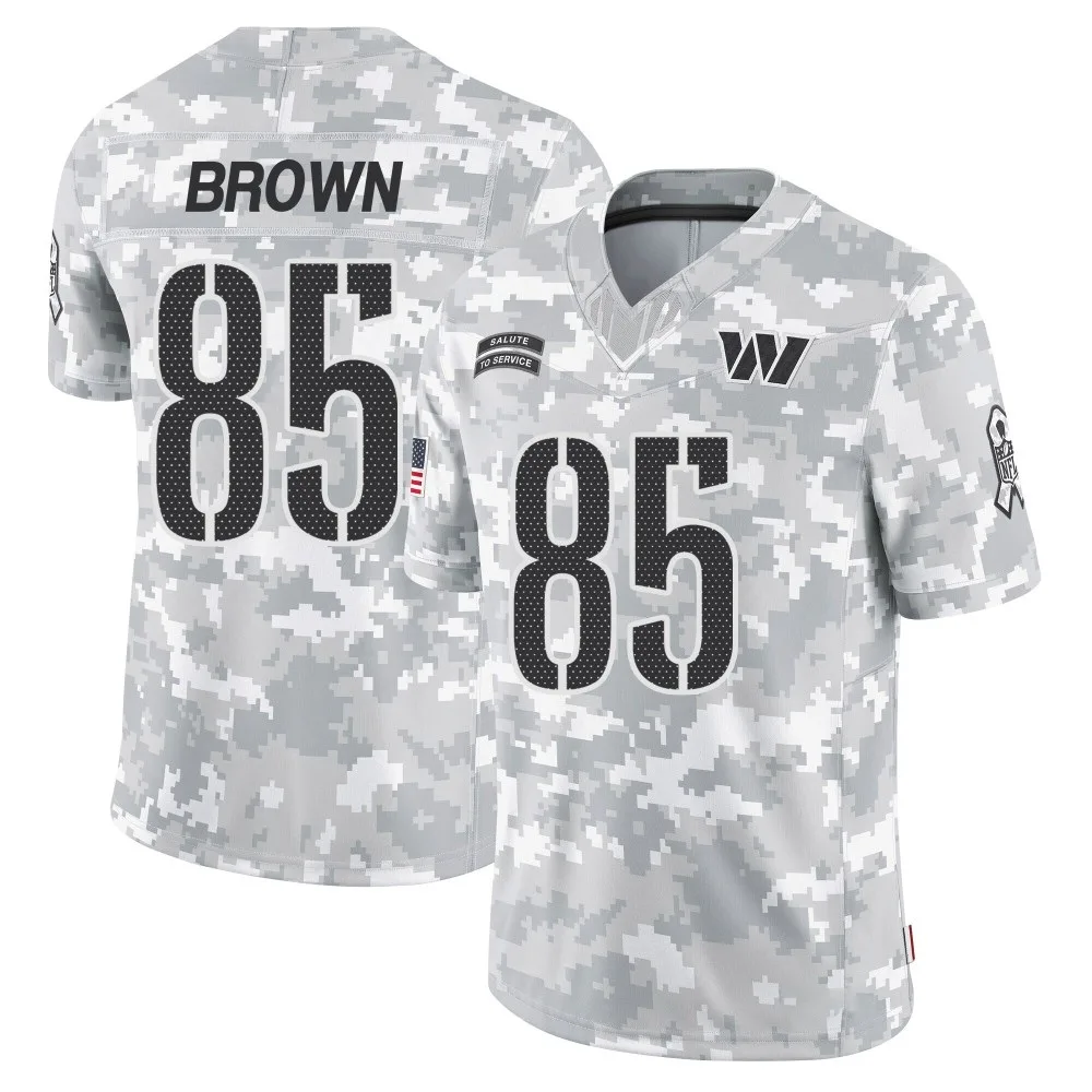 Men's Washington Commanders Noah Brown Nike 2024 Salute to Service Limited Arctic Camo Jersey Men's Washington Commanders Noah Brown Nike 2024 Salute to Service Limited Arctic Camo Jersey