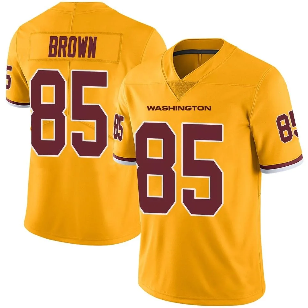 Men's Washington Commanders Noah Brown Nike Color Rush Limited Gold Jersey Men's Washington Commanders Noah Brown Nike Color Rush Limited Gold Jersey