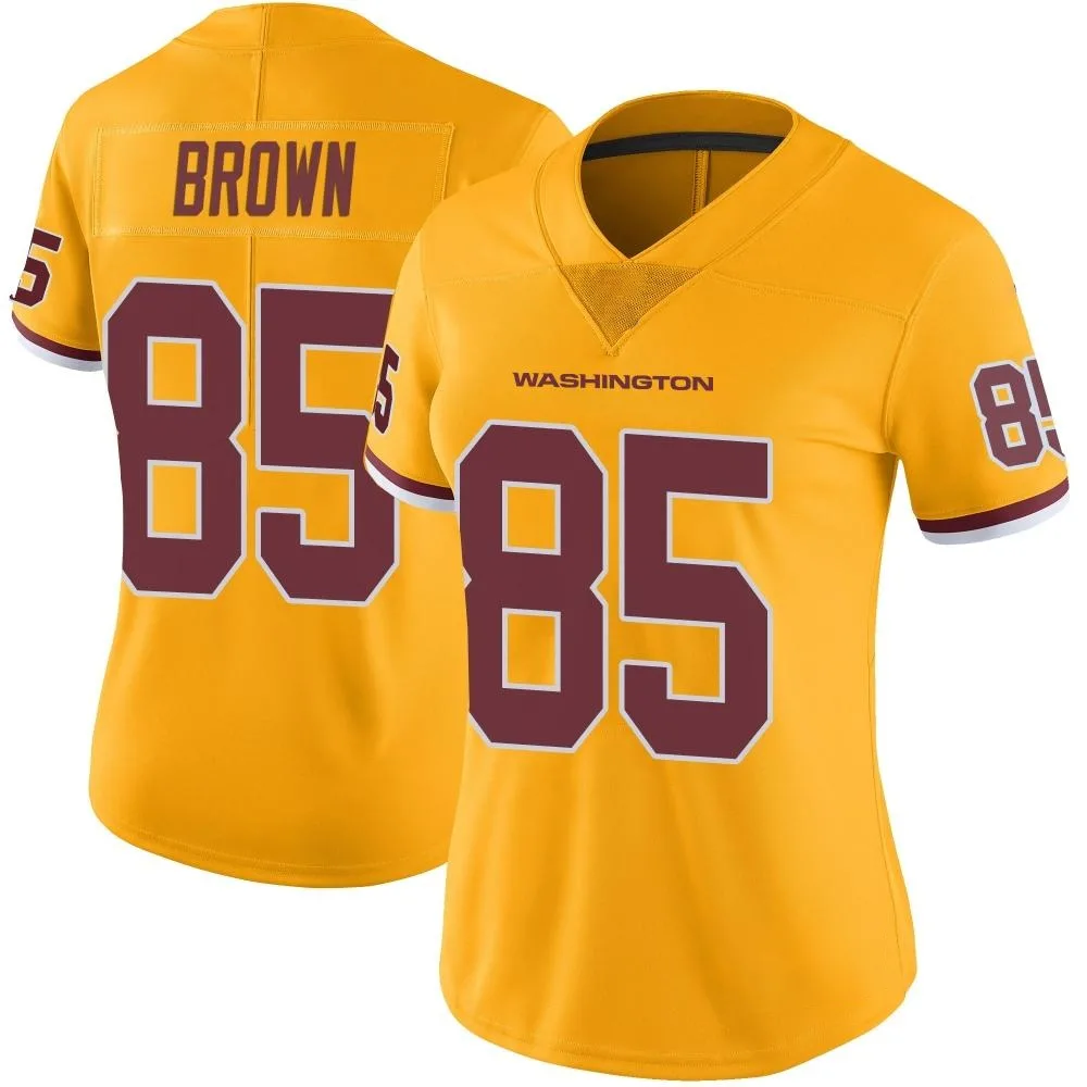Women's Washington Commanders Noah Brown Nike Color Rush Limited Gold Jersey Women's Washington Commanders Noah Brown Nike Color Rush Limited Gold Jersey