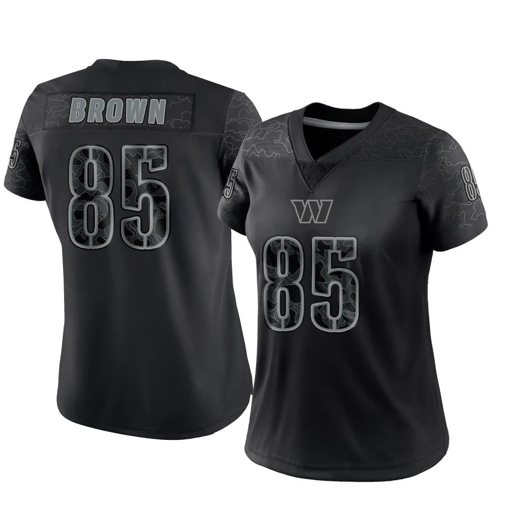Women's Washington Commanders Noah Brown Nike Reflective Limited Black Jersey Women's Washington Commanders Noah Brown Nike Reflective Limited Black Jersey