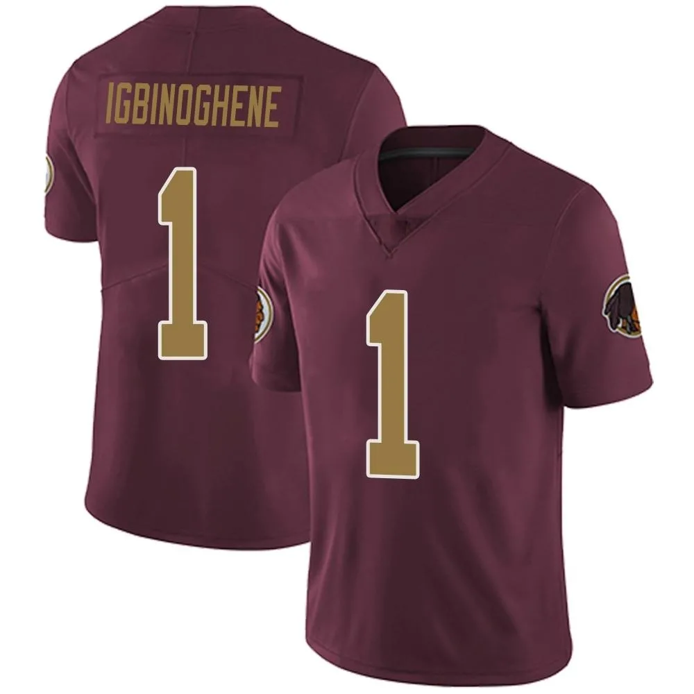 Men's Washington Commanders Noah Igbinoghene Nike Burgundy Alternate Vapor Untouchable Limited Jersey Men's Washington Commanders Noah Igbinoghene Nike Burgundy Alternate Vapor Untouchable Limited Jersey