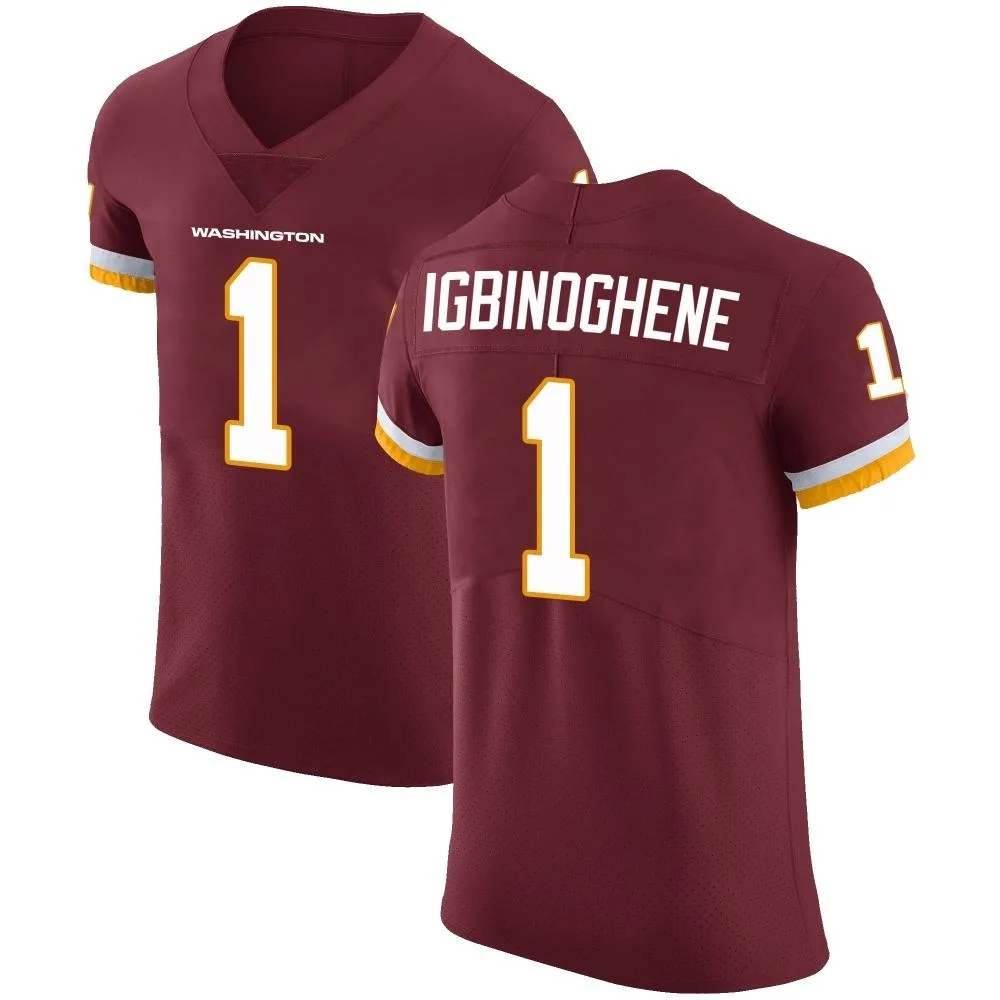 Men's Washington Commanders Noah Igbinoghene Nike Burgundy Team Color Vapor Untouchable Elite Jersey Men's Washington Commanders Noah Igbinoghene Nike Burgundy Team Color Vapor Untouchable Elite Jersey
