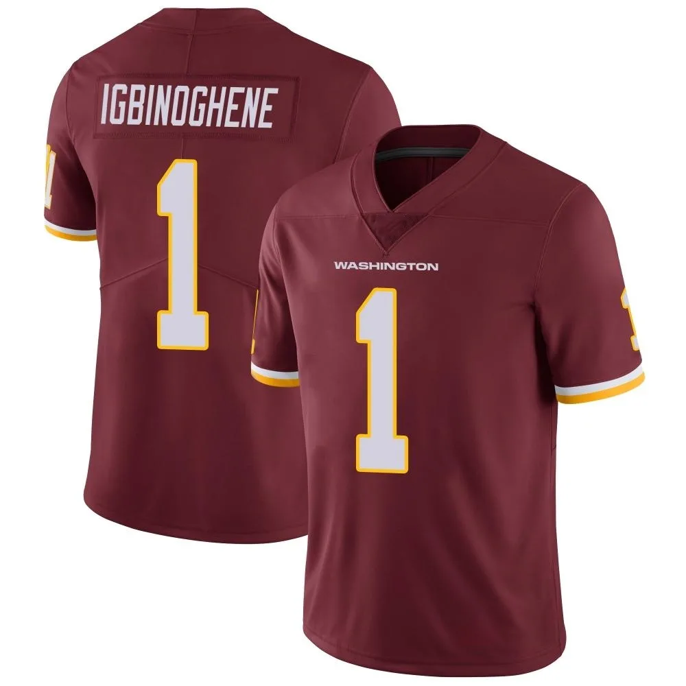 Men's Washington Commanders Noah Igbinoghene Nike Burgundy Team Color Vapor Untouchable Limited Jersey Men's Washington Commanders Noah Igbinoghene Nike Burgundy Team Color Vapor Untouchable Limited Jersey
