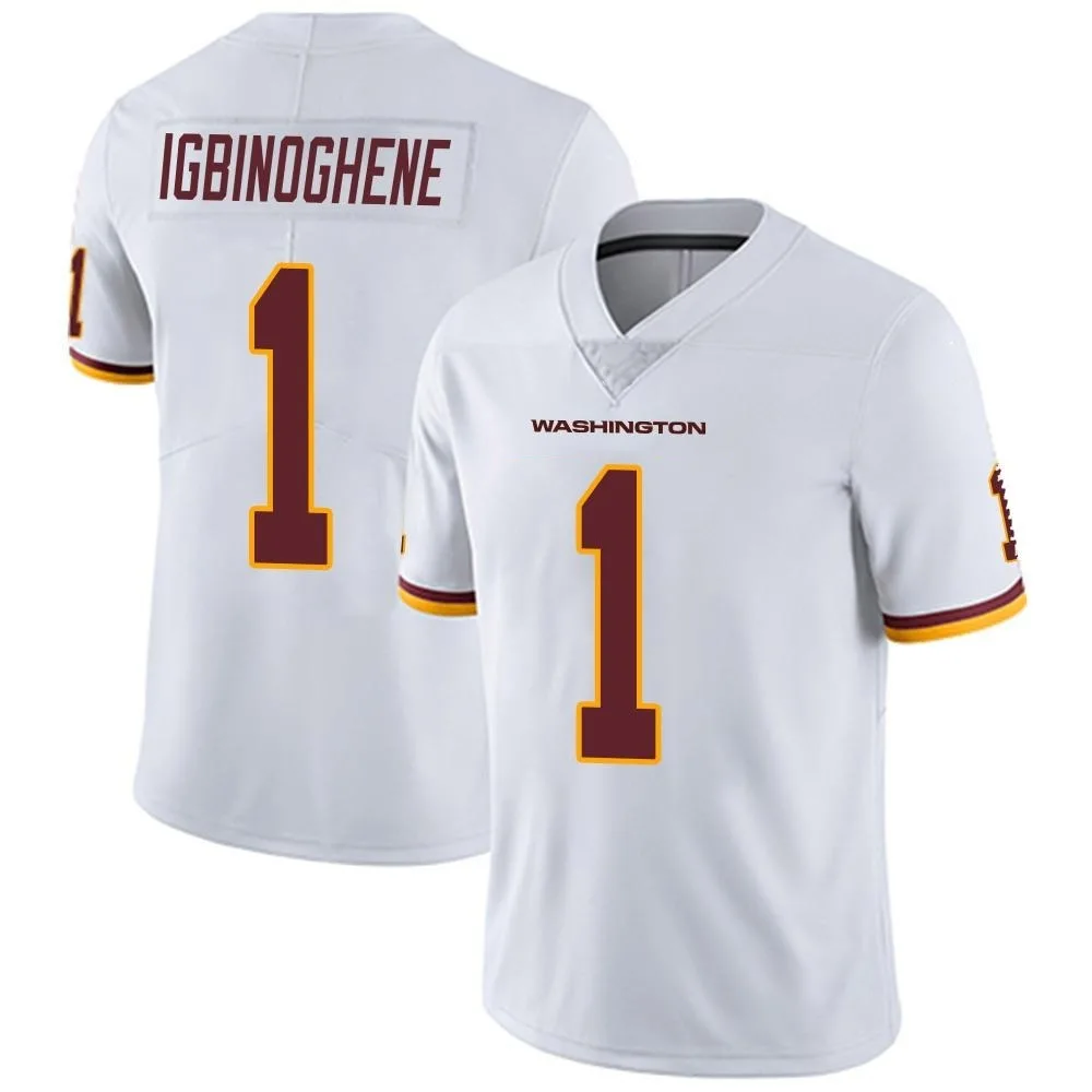 Men's Washington Commanders Noah Igbinoghene Nike Vapor Untouchable Limited White Jersey Men's Washington Commanders Noah Igbinoghene Nike Vapor Untouchable Limited White Jersey
