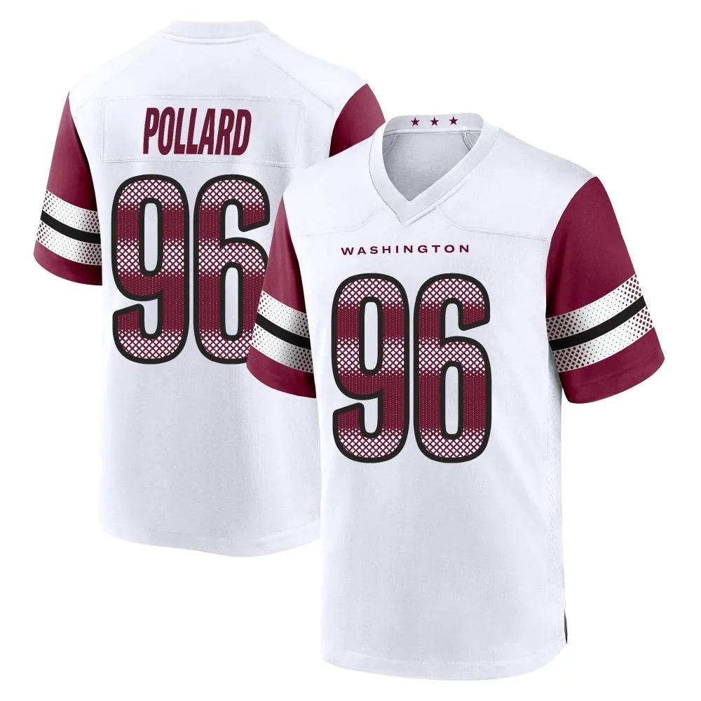 Youth Washington Commanders Norell Pollard Nike Game White Jersey Youth Washington Commanders Norell Pollard Nike Game White Jersey
