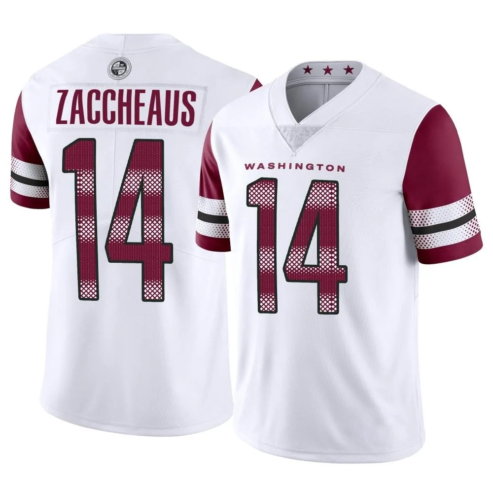 Men's Washington Commanders Olamide Zaccheaus Nike Vapor Limited White Jersey Men's Washington Commanders Olamide Zaccheaus Nike Vapor Limited White Jersey