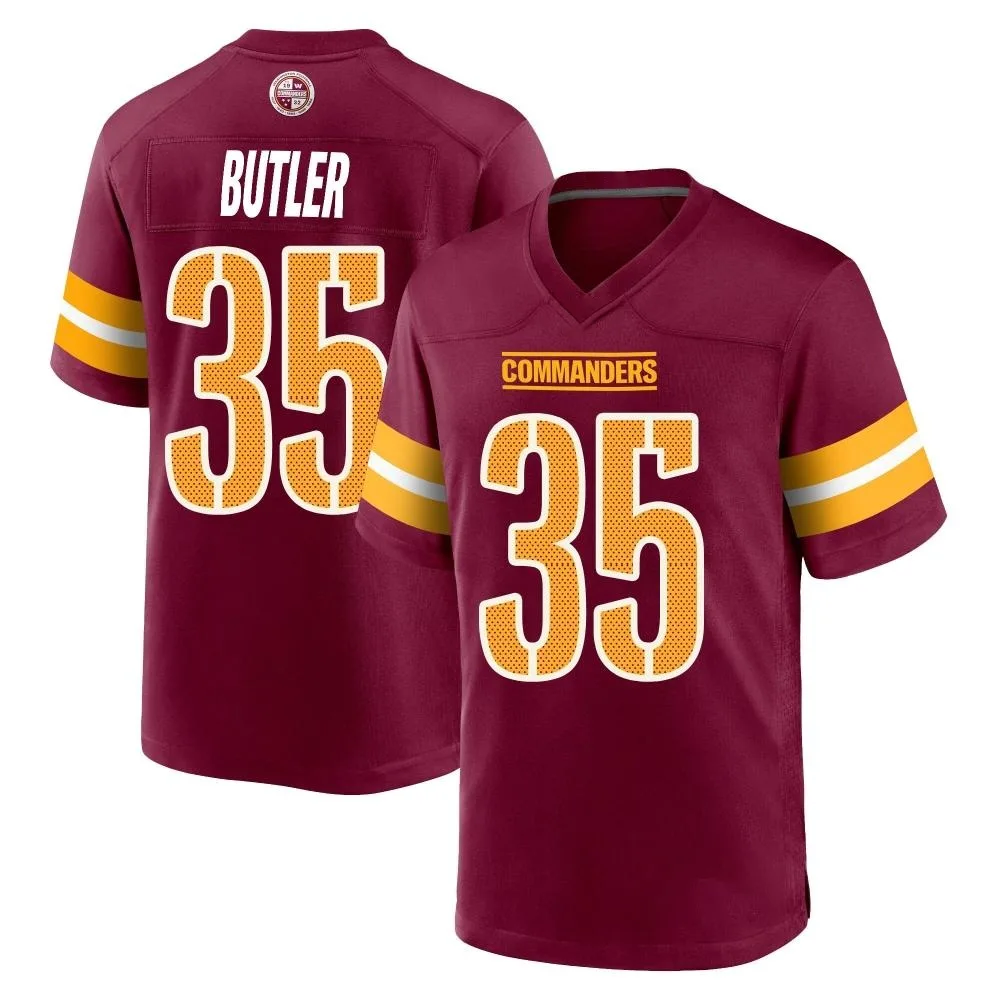 Men's Washington Commanders Percy Butler Nike Burgundy Game Jersey Men's Washington Commanders Percy Butler Nike Burgundy Game Jersey