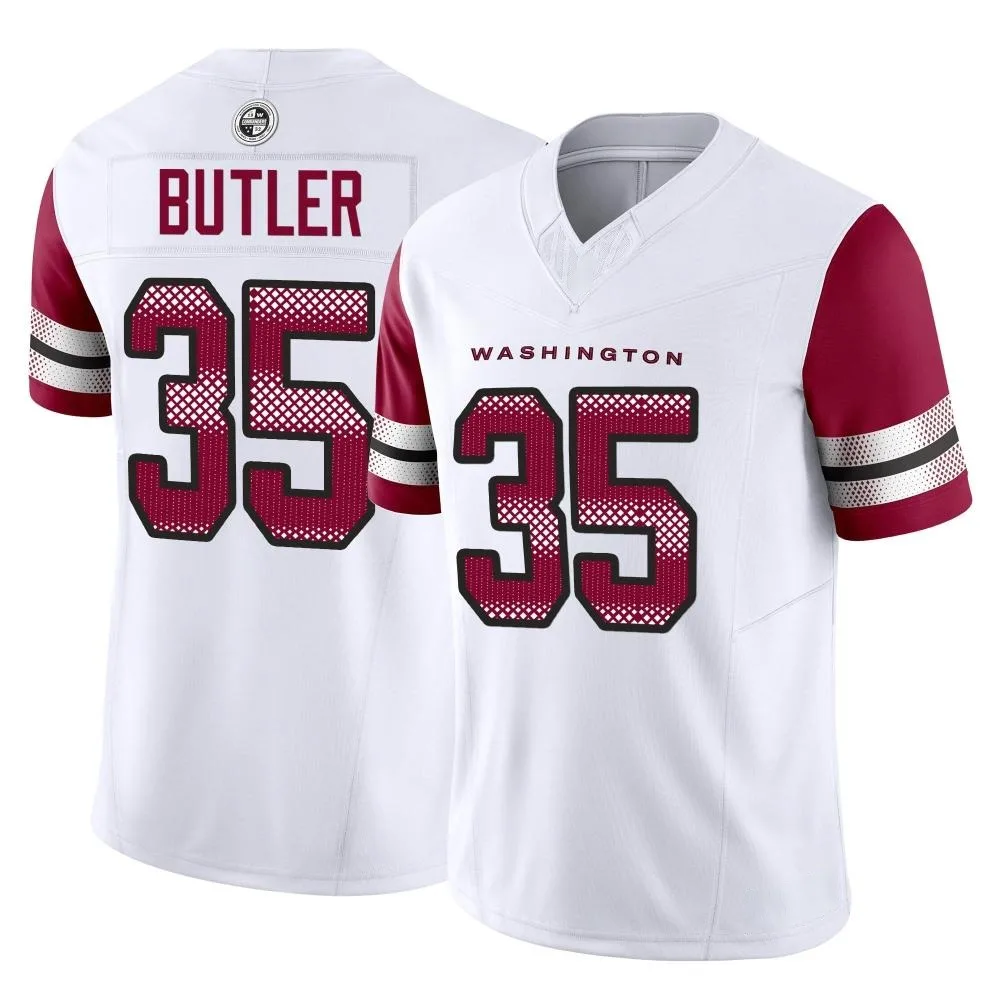 Youth Washington Commanders Percy Butler Nike Vapor F.U.S.E. Limited White Jersey Youth Washington Commanders Percy Butler Nike Vapor F.U.S.E. Limited White Jersey