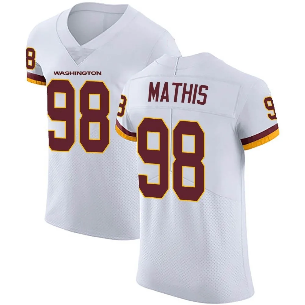 Men's Washington Commanders Phidarian Mathis Nike Vapor Untouchable Elite White Jersey Men's Washington Commanders Phidarian Mathis Nike Vapor Untouchable Elite White Jersey