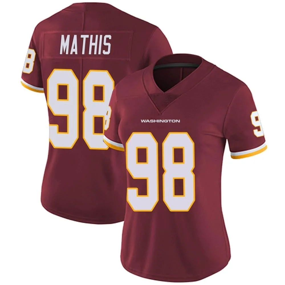 Women's Washington Commanders Phidarian Mathis Nike Burgundy Team Color Vapor Untouchable Limited Jersey Women's Washington Commanders Phidarian Mathis Nike Burgundy Team Color Vapor Untouchable Limited Jersey