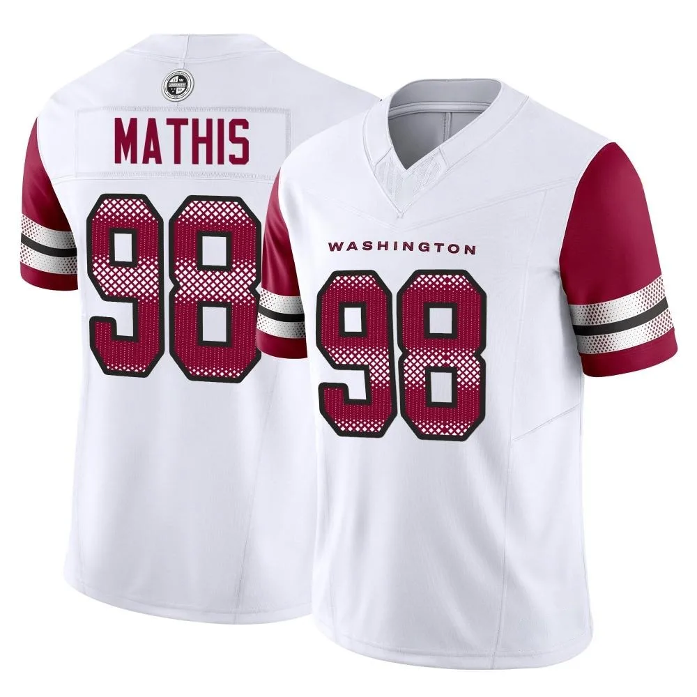 Youth Washington Commanders Phidarian Mathis Nike Vapor F.U.S.E. Limited White Jersey Youth Washington Commanders Phidarian Mathis Nike Vapor F.U.S.E. Limited White Jersey