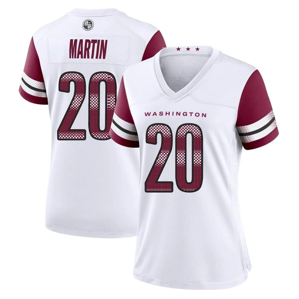 Women's Washington Commanders Quan Martin Nike Game White Jersey Women's Washington Commanders Quan Martin Nike Game White Jersey
