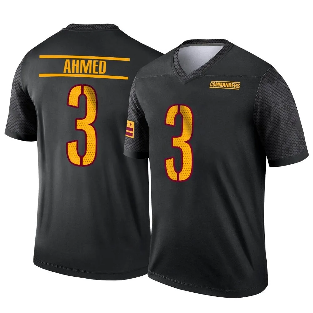 Men's Washington Commanders Ramiz Ahmed Nike Alternate Legend Black Jersey Men's Washington Commanders Ramiz Ahmed Nike Alternate Legend Black Jersey