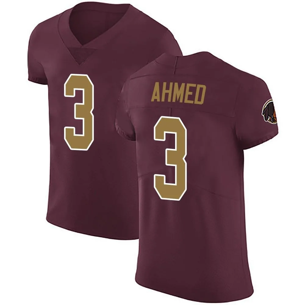 Men's Washington Commanders Ramiz Ahmed Nike Burgundy Alternate Vapor Untouchable Elite Jersey Men's Washington Commanders Ramiz Ahmed Nike Burgundy Alternate Vapor Untouchable Elite Jersey