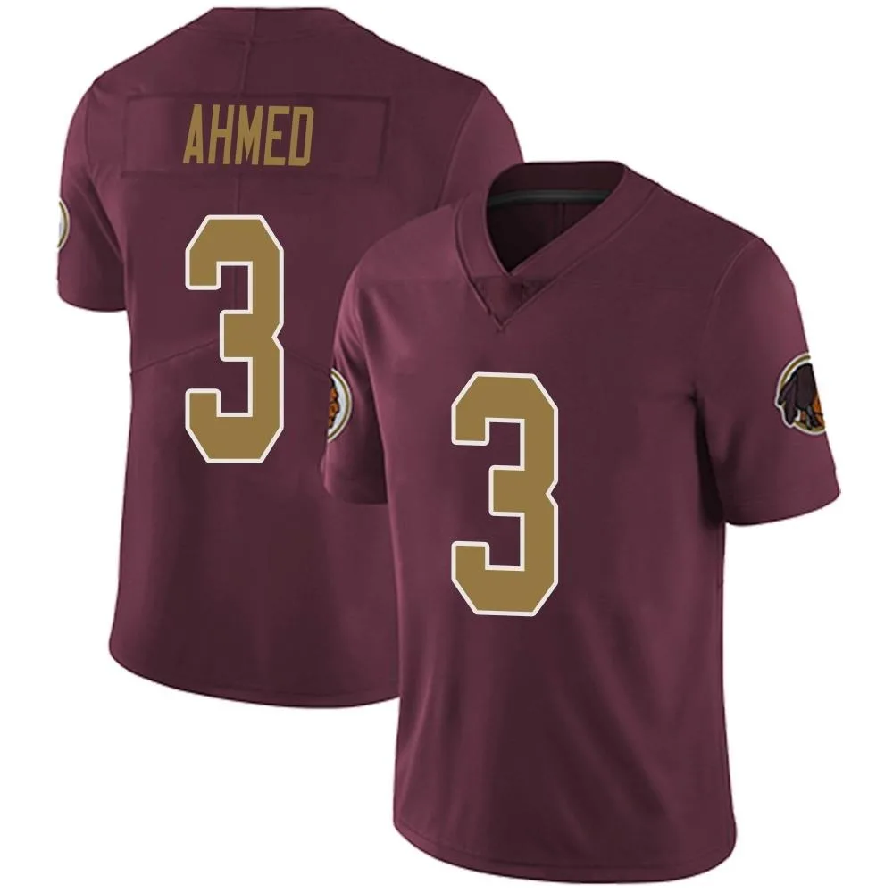 Men's Washington Commanders Ramiz Ahmed Nike Burgundy Alternate Vapor Untouchable Limited Jersey Men's Washington Commanders Ramiz Ahmed Nike Burgundy Alternate Vapor Untouchable Limited Jersey