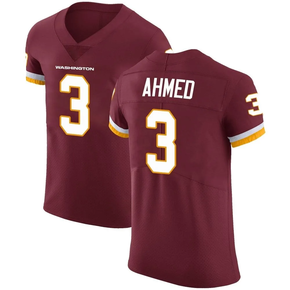 Men's Washington Commanders Ramiz Ahmed Nike Burgundy Team Color Vapor Untouchable Elite Jersey Men's Washington Commanders Ramiz Ahmed Nike Burgundy Team Color Vapor Untouchable Elite Jersey