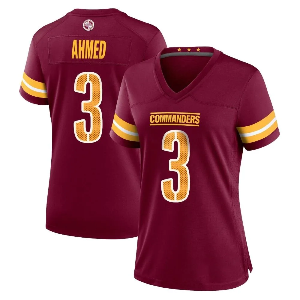 Women's Washington Commanders Ramiz Ahmed Nike Burgundy Game Jersey Women's Washington Commanders Ramiz Ahmed Nike Burgundy Game Jersey