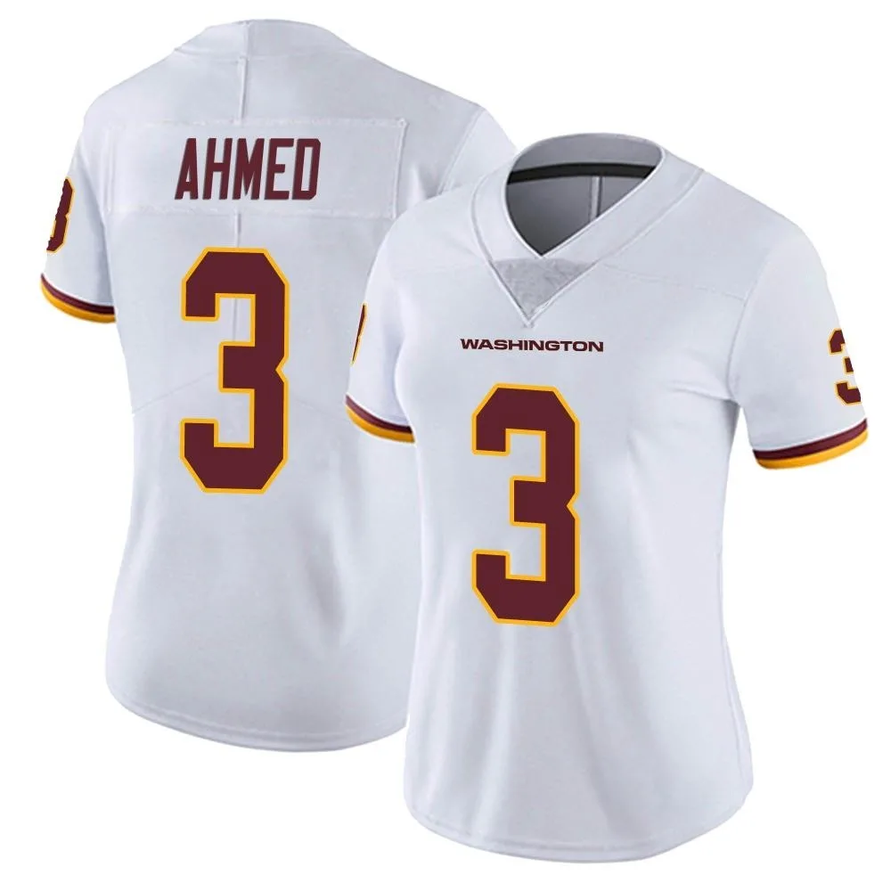 Women's Washington Commanders Ramiz Ahmed Nike Vapor Untouchable Limited White Jersey Women's Washington Commanders Ramiz Ahmed Nike Vapor Untouchable Limited White Jersey