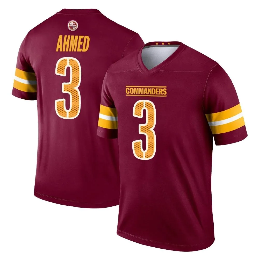 Youth Washington Commanders Ramiz Ahmed Nike Burgundy Legend Jersey Youth Washington Commanders Ramiz Ahmed Nike Burgundy Legend Jersey