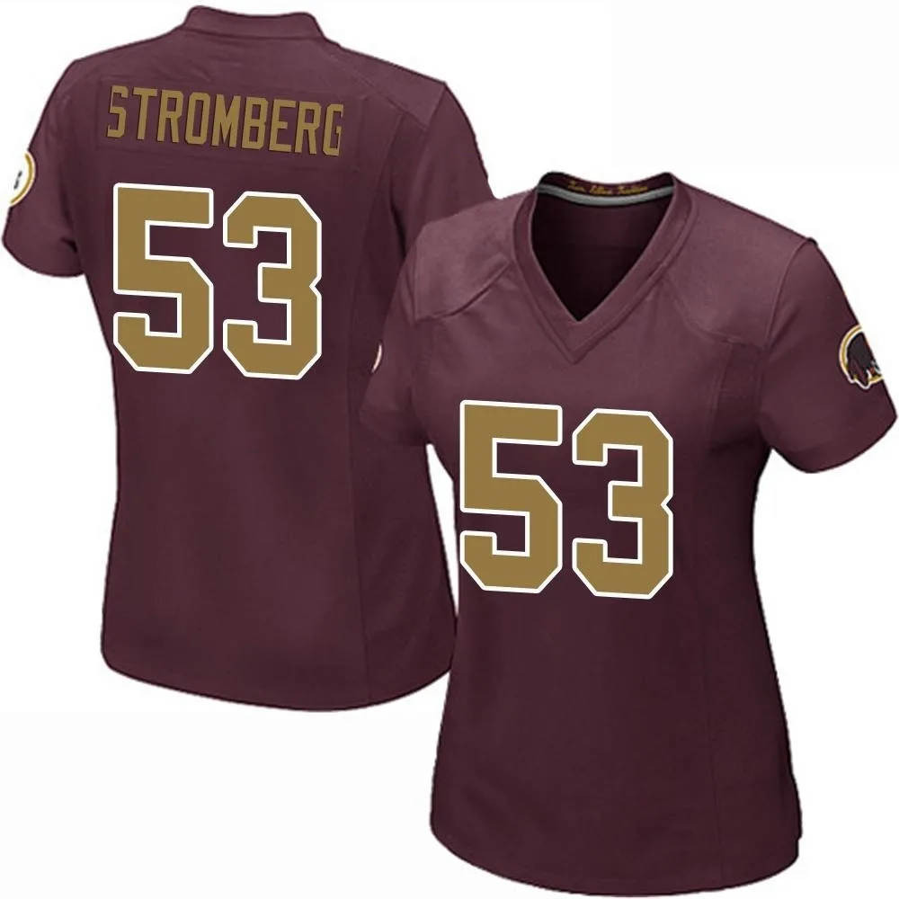 Women's Washington Commanders Ricky Stromberg Nike Burgundy Alternate Game Jersey Women's Washington Commanders Ricky Stromberg Nike Burgundy Alternate Game Jersey