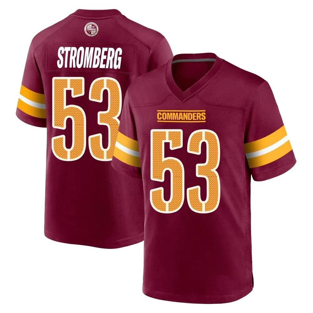 Youth Washington Commanders Ricky Stromberg Nike Burgundy Game Jersey Youth Washington Commanders Ricky Stromberg Nike Burgundy Game Jersey