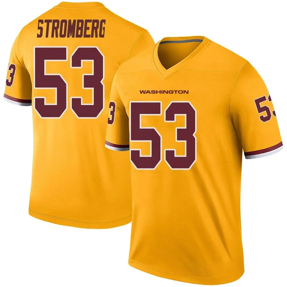 Youth Washington Commanders Ricky Stromberg Nike Color Rush Legend Gold Jersey Youth Washington Commanders Ricky Stromberg Nike Color Rush Legend Gold Jersey