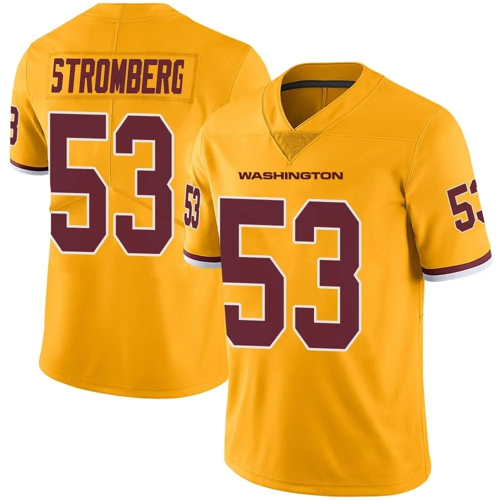 Youth Washington Commanders Ricky Stromberg Nike Color Rush Limited Gold Jersey Youth Washington Commanders Ricky Stromberg Nike Color Rush Limited Gold Jersey