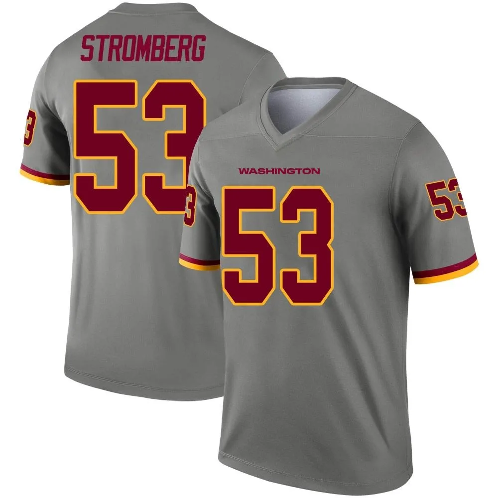 Youth Washington Commanders Ricky Stromberg Nike Inverted Legend Gray Jersey Youth Washington Commanders Ricky Stromberg Nike Inverted Legend Gray Jersey