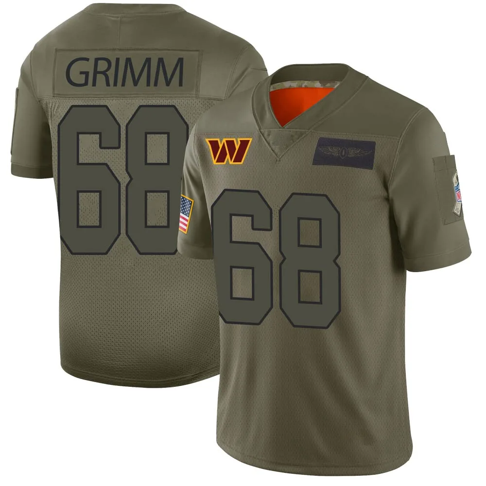 Men's Washington Commanders Russ Grimm Nike 2019 Salute to Service Limited Camo Jersey Men's Washington Commanders Russ Grimm Nike 2019 Salute to Service Limited Camo Jersey