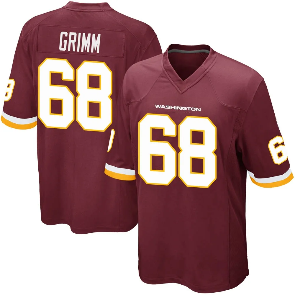 Men's Washington Commanders Russ Grimm Nike Burgundy Team Color Game Jersey Men's Washington Commanders Russ Grimm Nike Burgundy Team Color Game Jersey