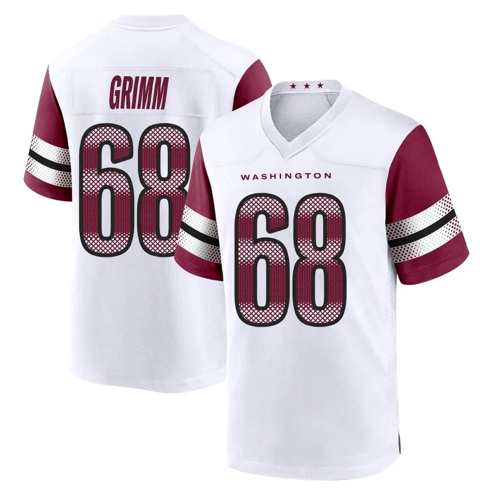 Youth Washington Commanders Russ Grimm Nike Game White Jersey Youth Washington Commanders Russ Grimm Nike Game White Jersey