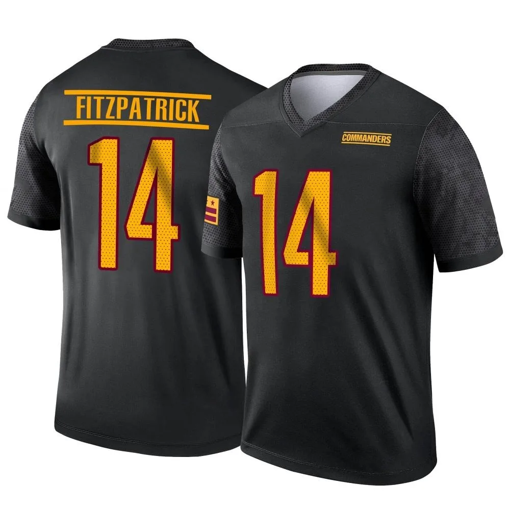 Men's Washington Commanders Ryan Fitzpatrick Nike Alternate Legend Black Jersey Men's Washington Commanders Ryan Fitzpatrick Nike Alternate Legend Black Jersey