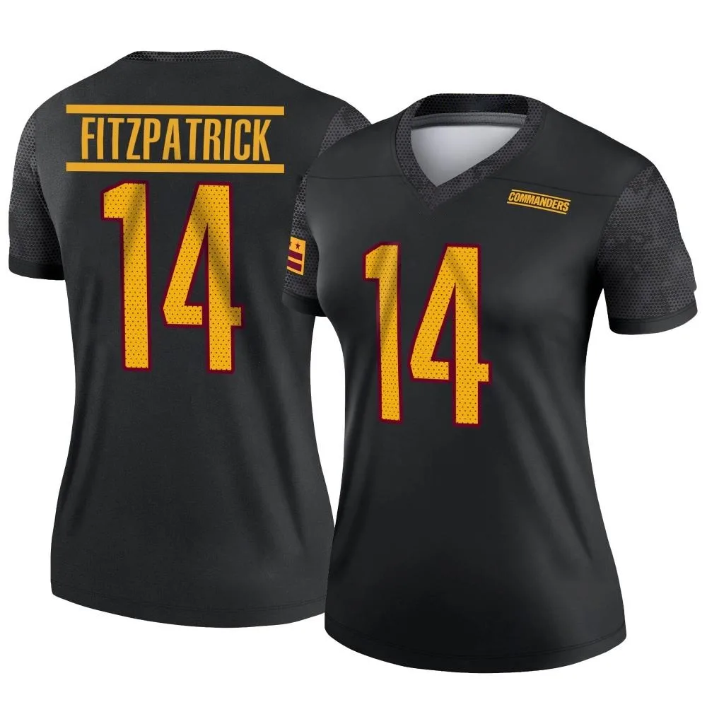 Women's Washington Commanders Ryan Fitzpatrick Nike Alternate Legend Black Jersey Women's Washington Commanders Ryan Fitzpatrick Nike Alternate Legend Black Jersey