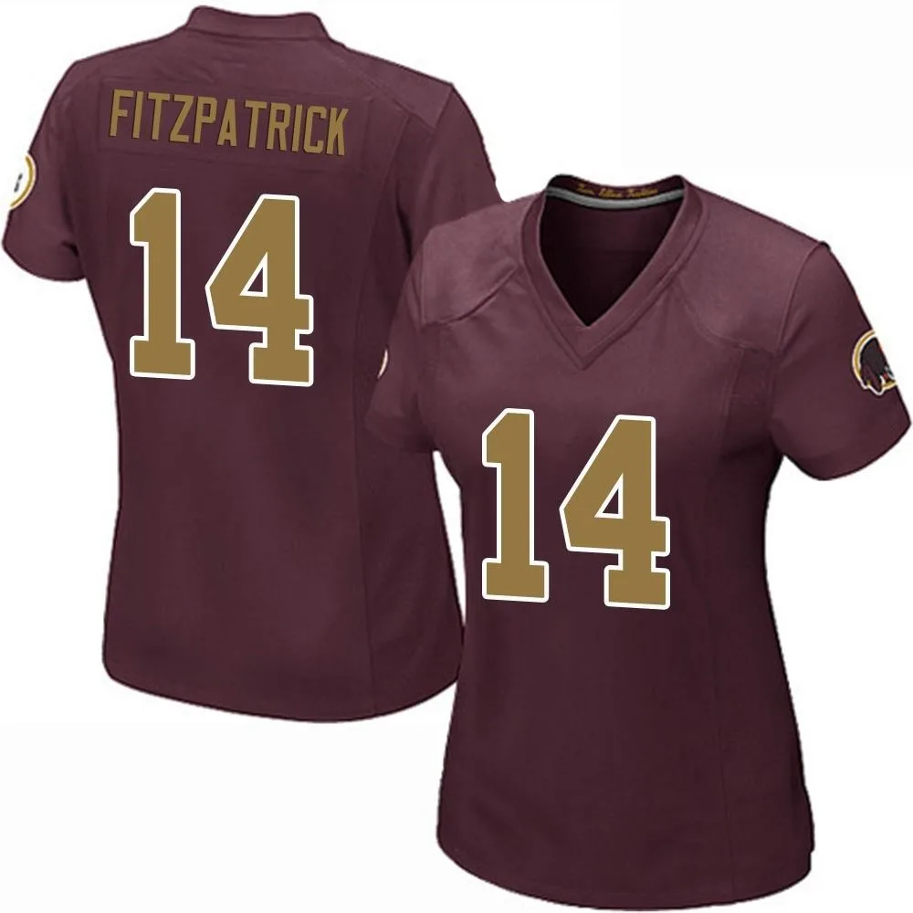 Women's Washington Commanders Ryan Fitzpatrick Nike Burgundy Alternate Game Jersey Women's Washington Commanders Ryan Fitzpatrick Nike Burgundy Alternate Game Jersey