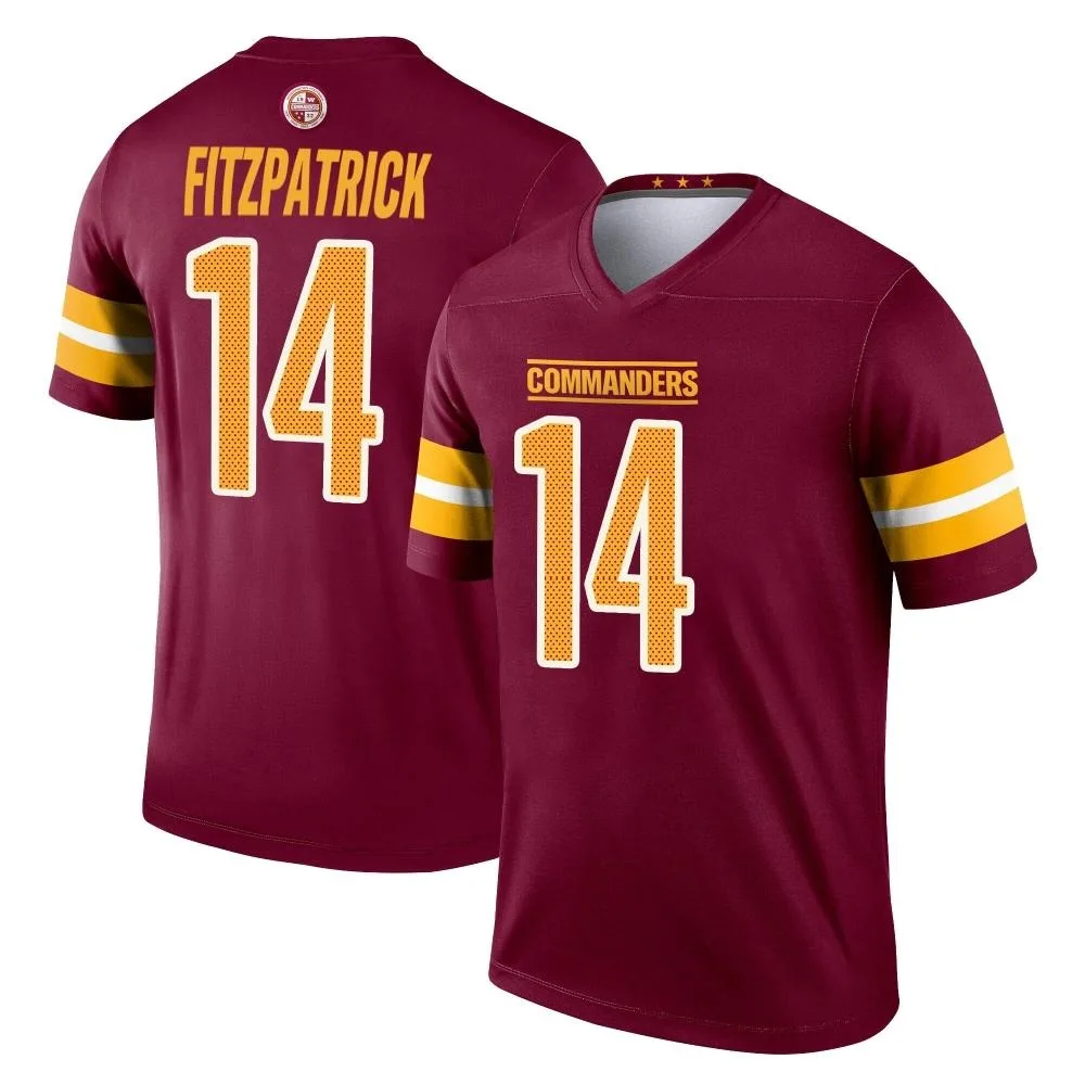 Youth Washington Commanders Ryan Fitzpatrick Nike Burgundy Legend Jersey Youth Washington Commanders Ryan Fitzpatrick Nike Burgundy Legend Jersey
