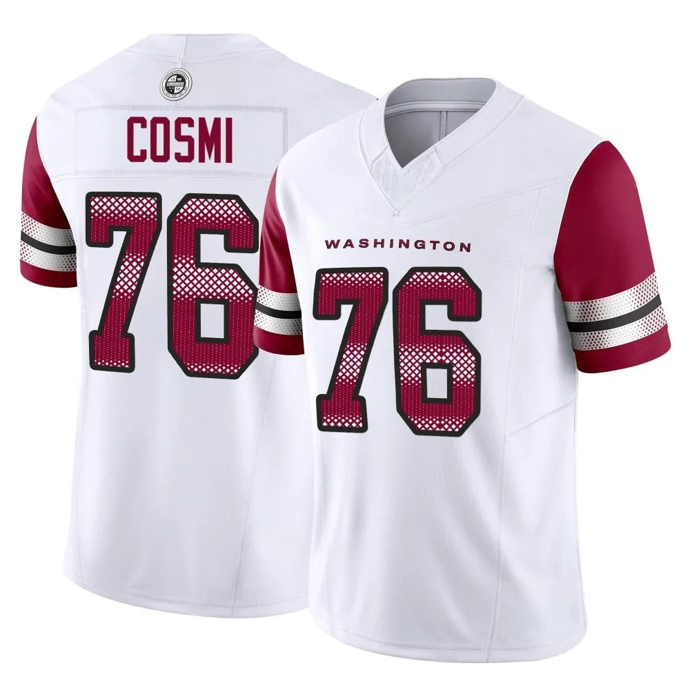 Men's Washington Commanders Sam Cosmi Nike Vapor F.U.S.E. Limited White Jersey Men's Washington Commanders Sam Cosmi Nike Vapor F.U.S.E. Limited White Jersey