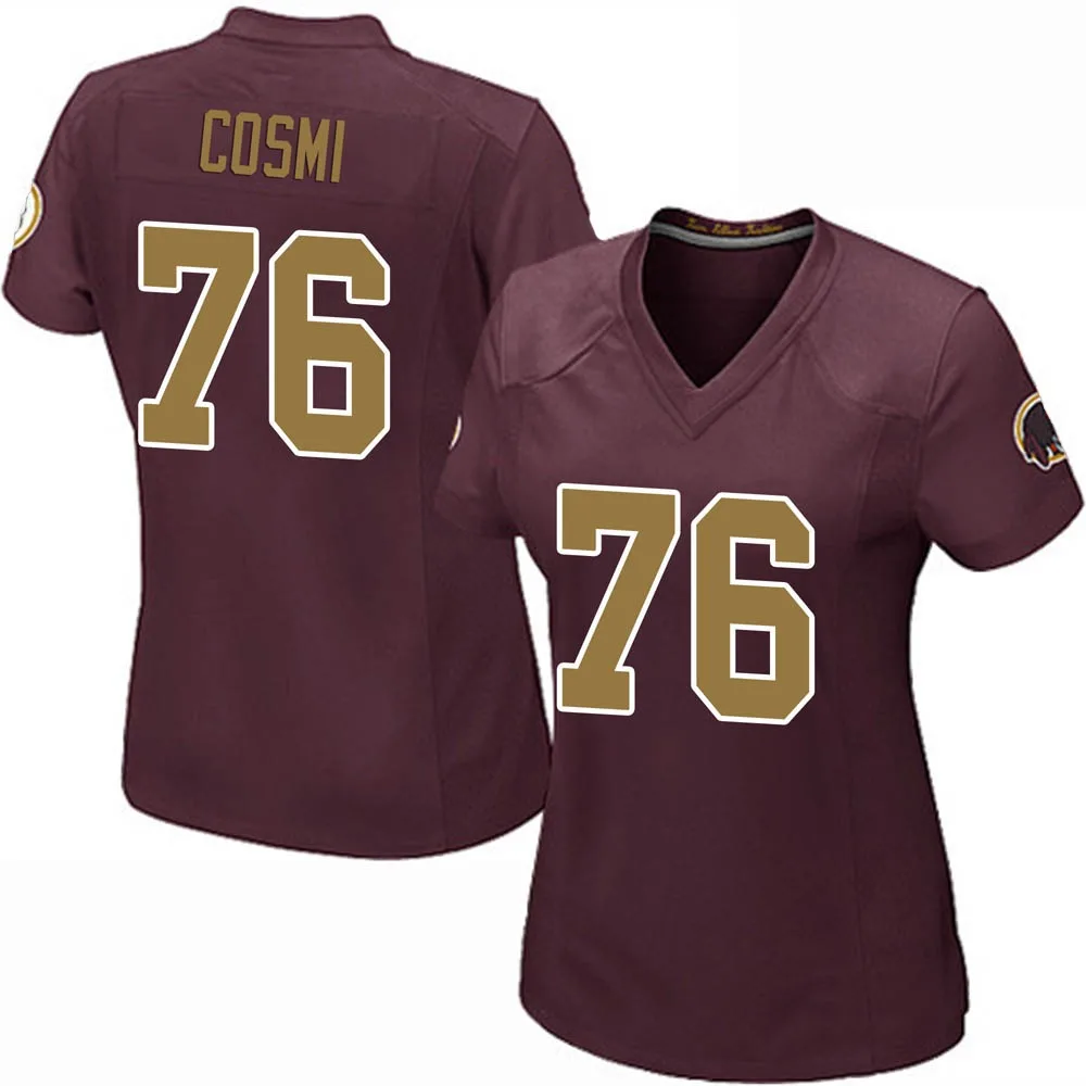 Women's Washington Commanders Sam Cosmi Nike Burgundy Alternate Game Jersey Women's Washington Commanders Sam Cosmi Nike Burgundy Alternate Game Jersey