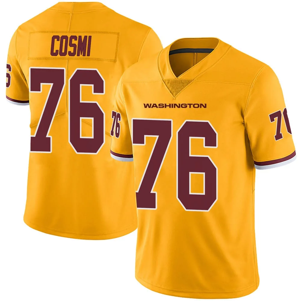 Youth Washington Commanders Sam Cosmi Nike Color Rush Limited Gold Jersey Youth Washington Commanders Sam Cosmi Nike Color Rush Limited Gold Jersey