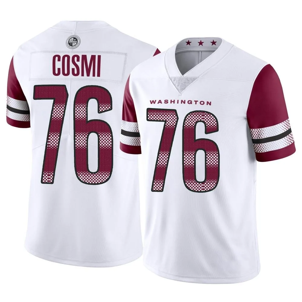 Youth Washington Commanders Sam Cosmi Nike Vapor Limited White Jersey Youth Washington Commanders Sam Cosmi Nike Vapor Limited White Jersey