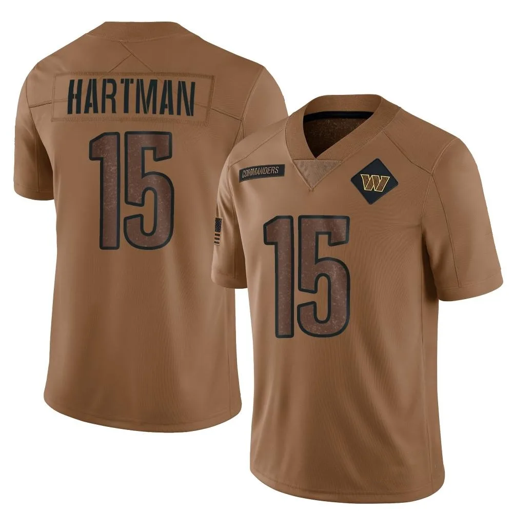 Men's Washington Commanders Sam Hartman Nike 2023 Salute To Service Limited Brown Jersey Men's Washington Commanders Sam Hartman Nike 2023 Salute To Service Limited Brown Jersey