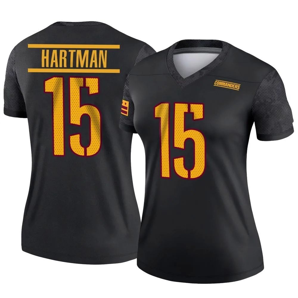 Women's Washington Commanders Sam Hartman Nike Alternate Legend Black Jersey Women's Washington Commanders Sam Hartman Nike Alternate Legend Black Jersey