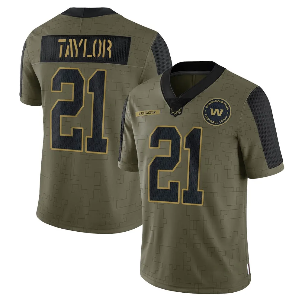 Men's Washington Commanders Sean Taylor Nike 2021 Salute To Service Limited Olive Jersey Men's Washington Commanders Sean Taylor Nike 2021 Salute To Service Limited Olive Jersey