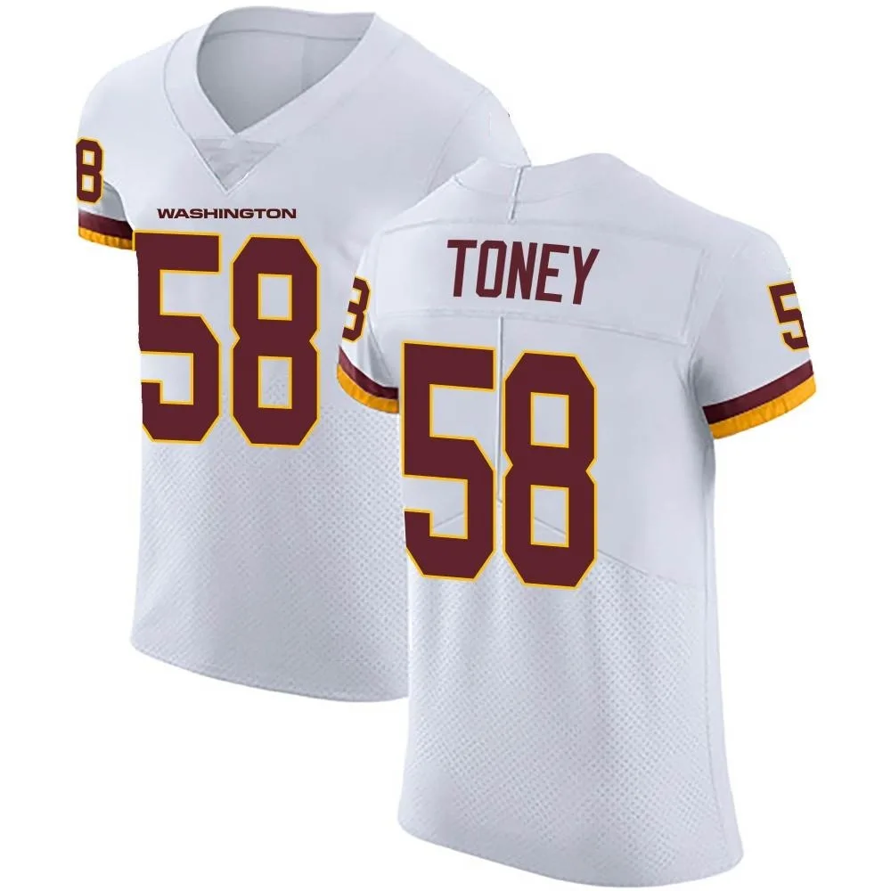 Men's Washington Commanders Shaka Toney Nike Vapor Untouchable Elite White Jersey Men's Washington Commanders Shaka Toney Nike Vapor Untouchable Elite White Jersey