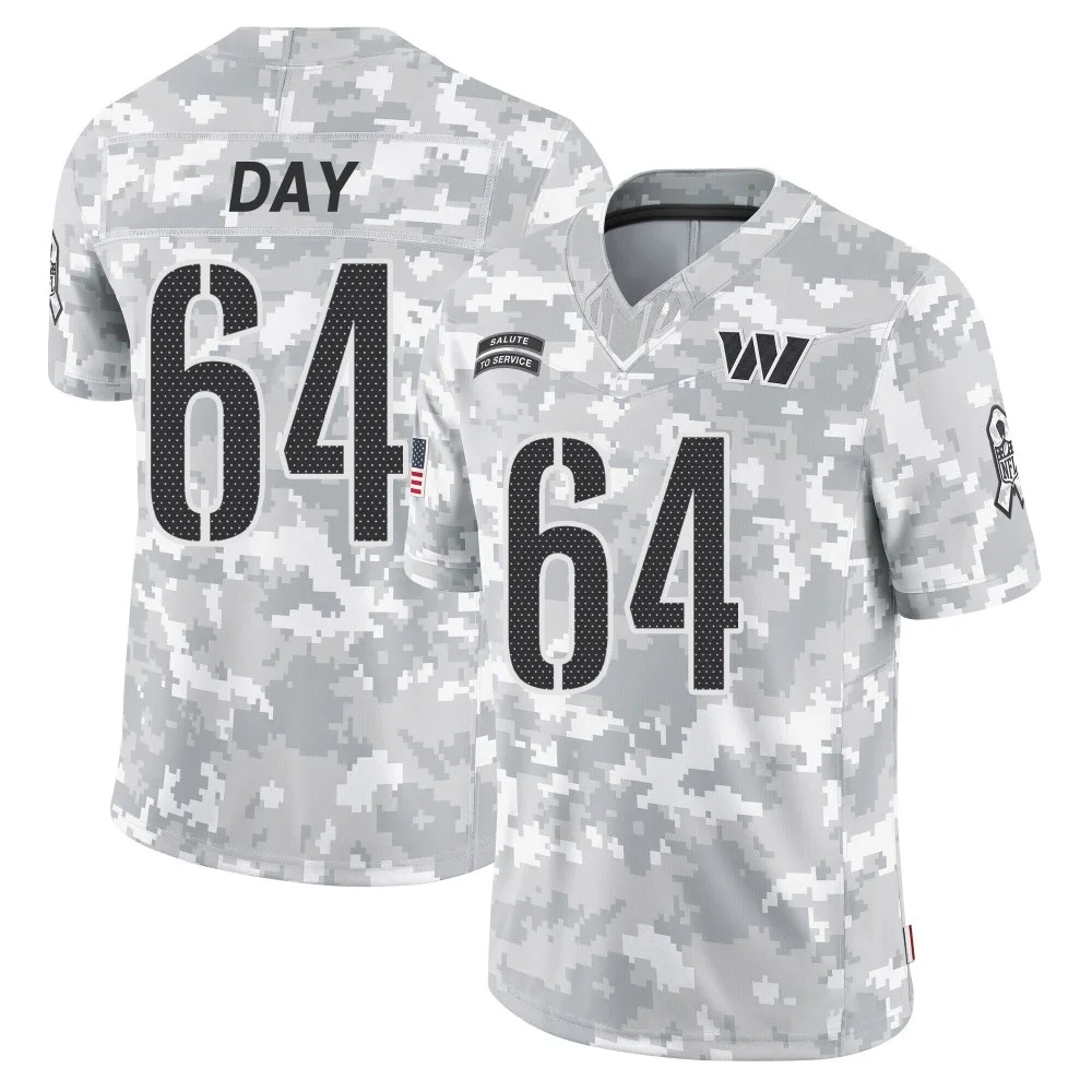 Men's Washington Commanders Sheldon Day Nike 2024 Salute to Service Limited Arctic Camo Jersey Men's Washington Commanders Sheldon Day Nike 2024 Salute to Service Limited Arctic Camo Jersey
