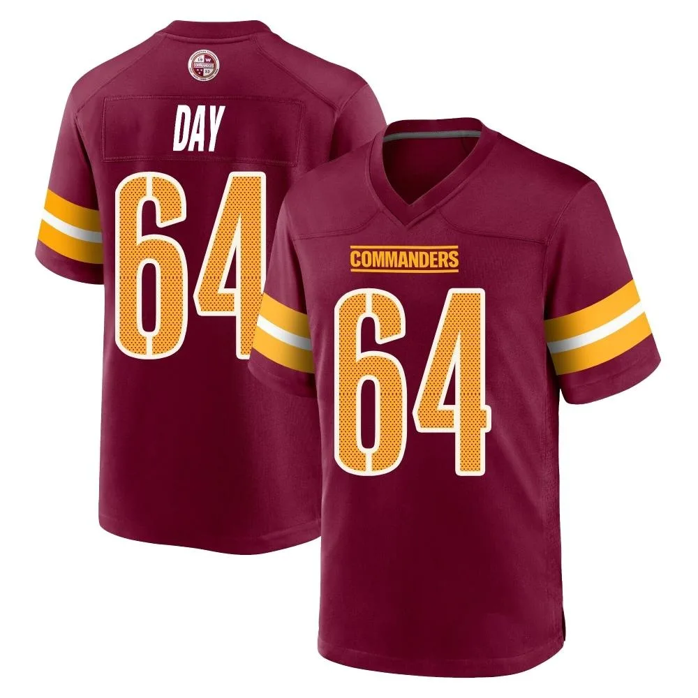 Men's Washington Commanders Sheldon Day Nike Burgundy Game Jersey Men's Washington Commanders Sheldon Day Nike Burgundy Game Jersey
